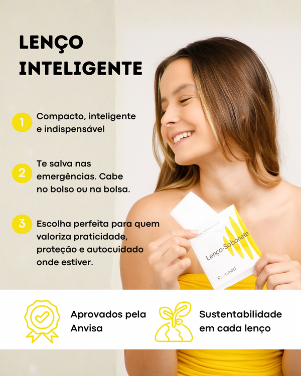 Lenço Sabonete (25 Lenços)