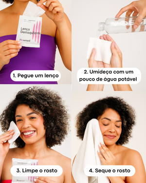 Lenço Demaquilante (5 Lenços)