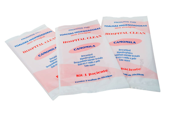 Toalhas Higiênicas - Hospital Clean Camomila