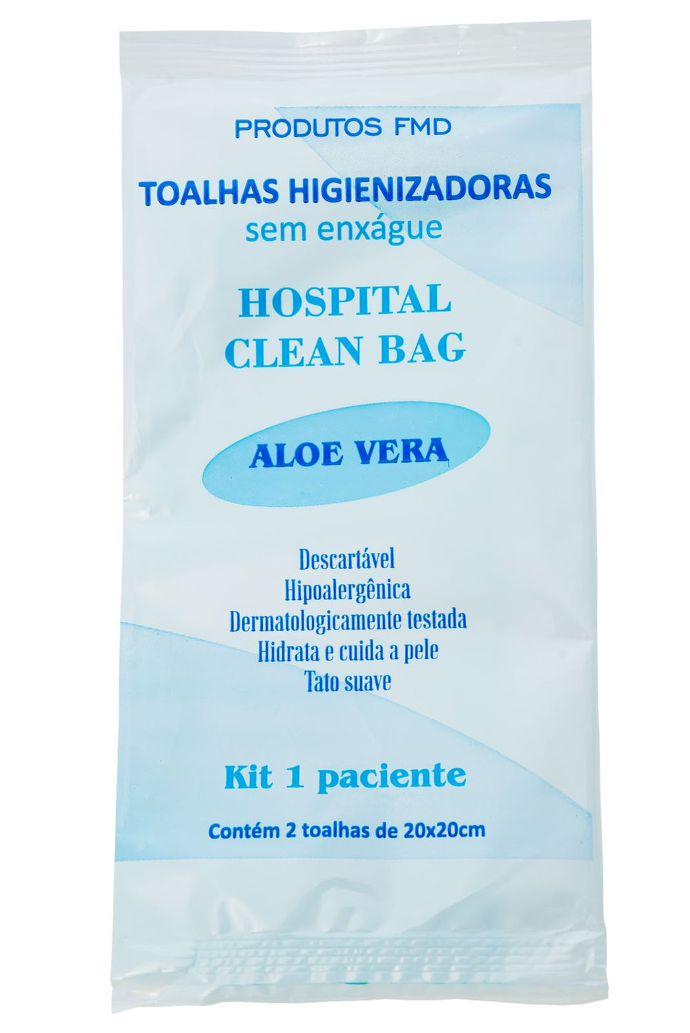 Toalhas Higiênicas | Hospital Clean Aloe Vera (Caixa com 25 Kits)
